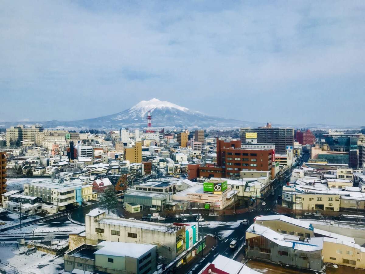 弘前市の町並み